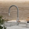 Смеситель для кухни Sancos Lucia SC4004CH Хром Серый латунь