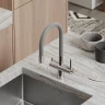 Смеситель для кухни Sancos Lucia SC4004CH Хром Серый латунь