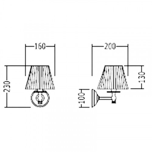 Светильник Devon&amp;Devon Daisy DEDAISYOT Светлое золото Кремовый