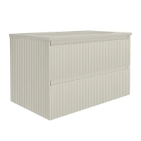 Тумба под раковину Vincea Велле (Welle) 80 VMC-2WL800MBG подвесная цвет M.Beige Soft-touch