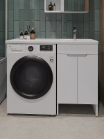 Тумба с раковиной Orange Kandy 110 R OPKD-110TUW+RAR Белый глянец МДФ / ЛДСП