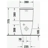 Унитаз компакт Duravit D-Neo 2002090000 без бачка и сиденья