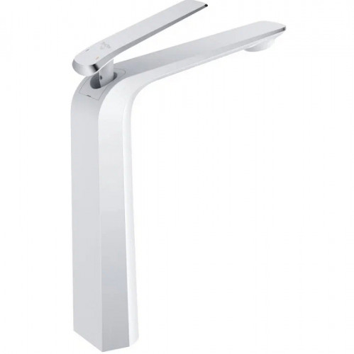 Смеситель для раковины Rose R13F R1311F Белый Хром латунь