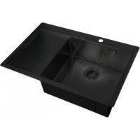 Кухонная мойка ZorG Light Grafit ZL R 780510-R GRAFIT Графит нержавеющая сталь встраиваемый