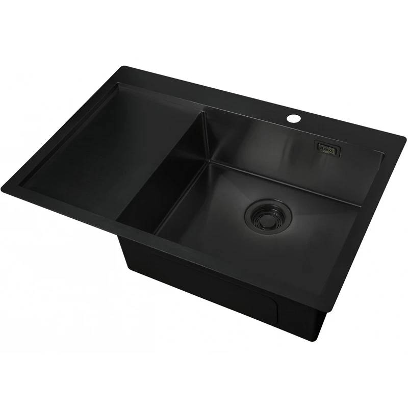 Кухонная мойка ZorG Light Grafit ZL R 780510-R GRAFIT Графит нержавеющая сталь встраиваемый