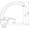 Смеситель для кухни Agger Exact A2100200 Хром