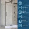 Душевой уголок BelBagno Marino 2 120x80 MARINO-2-AH-1-120/80-C-GM профиль Оружейная сталь стекло прозрачное