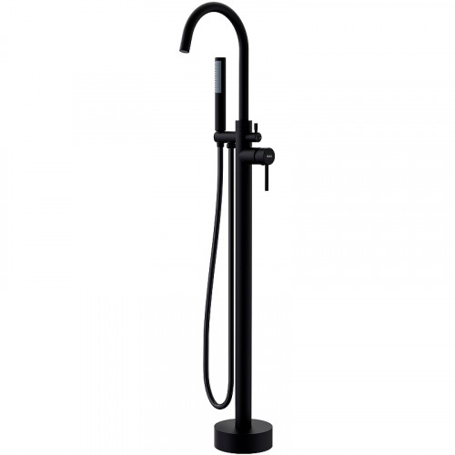 Смеситель для ванны ESKO F1B Черный матовый латунь на пол