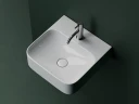 Раковина Ceramicanova Aura 44 CN2005 Белая фарфор подвесная
