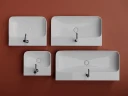 Раковина Ceramicanova Aura 44 CN2005 Белая фарфор подвесная
