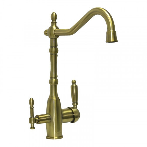 Смеситель для кухни Seaman Barcelone SSL-5387-AG цвет Античное золото сатин
