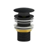 Донный клапан Wonzon & Woghand WW-88SS02-MB click-clack цвет Черный матовый