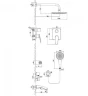 Душевая система Lemark Bronx LM3722BL Черная