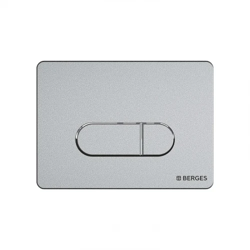 Клавиша смыва Berges Novum D2 040032 цвет Хром матовый