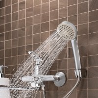 Смеситель для ванны Ростовская Мануфактура Сантехники SL137-006E универсальный Хром цинк на стену