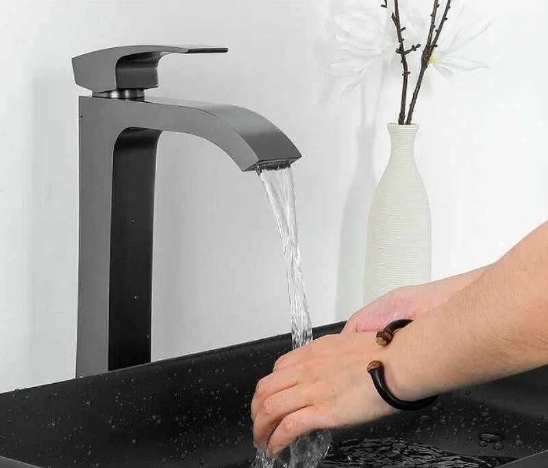 Смеситель для раковины Gappo G07-9 G1007-89 Оружейная сталь латунь