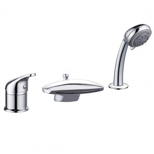 Смеситель на борт ванны Aquanet Practic AF111-63B Хром латунь