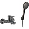 Смеситель для ванны ESKO Lagos Gun Metal LG54GM Оружейная сталь пластик на стену