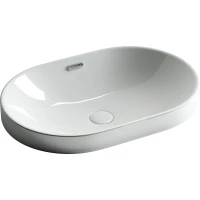 Раковина Ceramicanova Element 60 CN5020 Белая фарфор полувстраиваемая