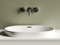 Раковина Ceramicanova Element 60 CN5020 Белая фарфор полувстраиваемая
