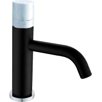 Смеситель для раковины Boheme Stick 121-B-MR-W Черный Белый