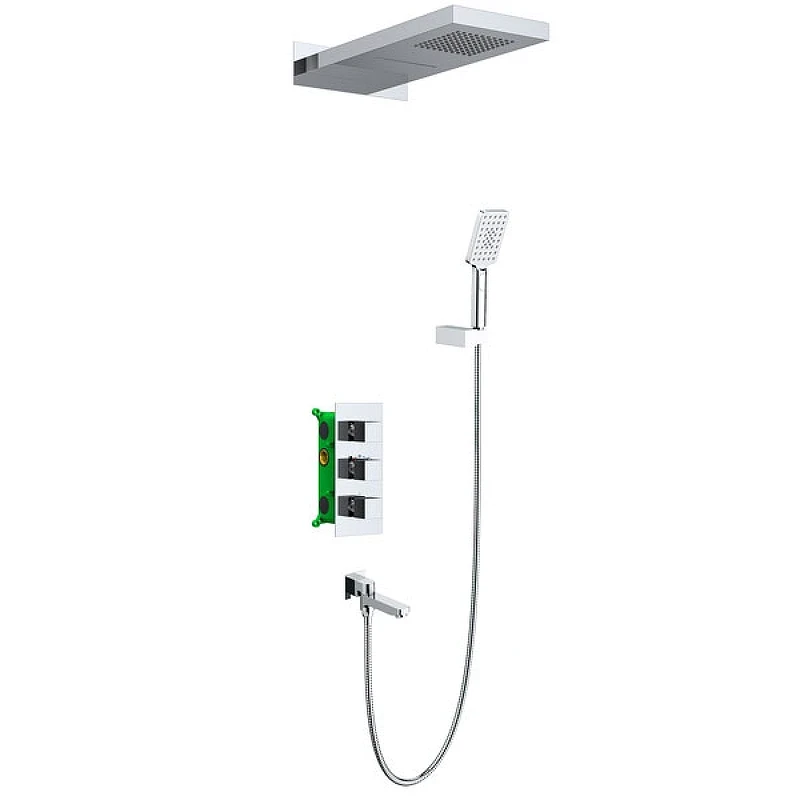 Душевая система Timo Petruma SX-5079/00SM с термостатом Хром латунь встраиваемый