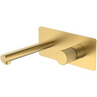 Смеситель для раковины Boheme Stick 125-MG.3 Золото матовое