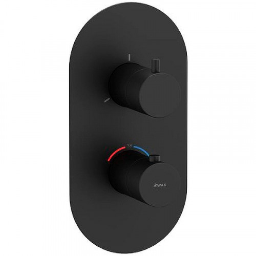 Смеситель для душа Ravak Espirit ES 067.20BLM.O3 X070289 с термостатом Черный матовый