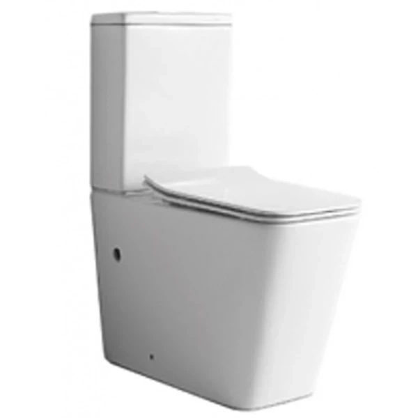 Унитаз компакт CeramaLux NS-2170 с бачком и сиденьем Микролифт фаянс напольный