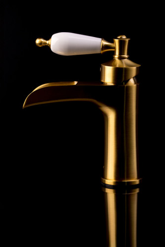 Смеситель для раковины Boheme Vogue 201 Бронза латунь