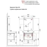 Тумба под раковину Raval Welto 60 Wel.01.60/P/W/RL подвесная Белая МДФ / ЛДСП