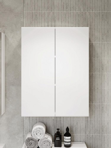 Подвесной шкаф DIWO Суздаль 60 SU0060S над стиральной машиной цвет Белый