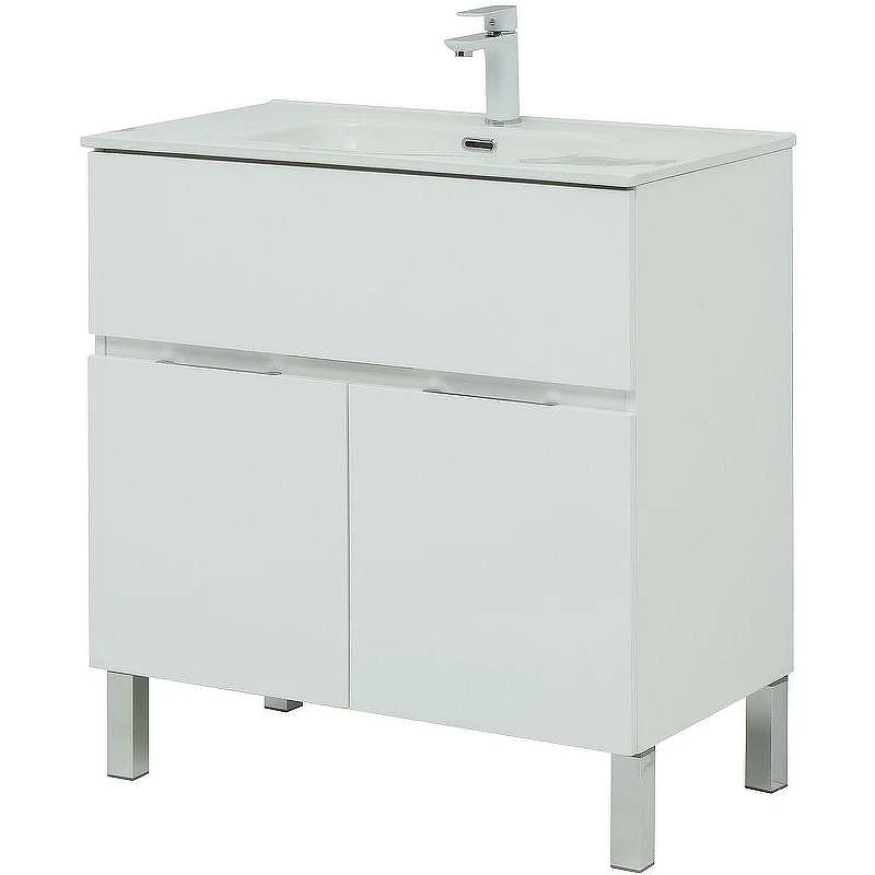 Комплект мебели для ванной Aquanet Алвита New 80 274213 Белый матовый