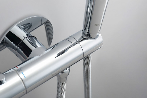 Гигиенический душ со смесителем Raglo R23.56 с термостатом Хром латунь встраиваемый