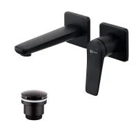 Смеситель для раковины Lemark Bronx LM3736BL цвет Черный