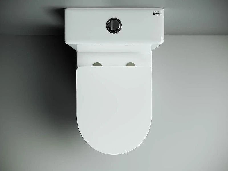 Унитаз компакт Ceramicanova Metropol CN4001 с бачком и сиденьем Микролифт