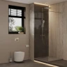 Душевой поддон из искусственного камня Allen Brau Infinity 90x90 8.21001-PGM цвет Серый