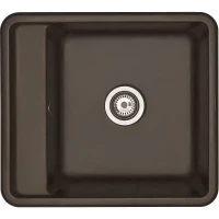 Кухонная мойка Aquaton Беллис 57 1A724932BS280 Кофе искусственный камень (литьевой мрамор) встраиваемый