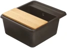 Кухонная мойка Aquaton Беллис 57 1A724932BS280 Кофе искусственный камень (литьевой мрамор) встраиваемый