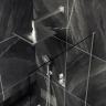 Шторка на ванну Maybah Glass MGV-59-5у 600x1400 в узком профиле Хром матовый стекло прозрачное