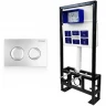 Инсталляция Bettoserb Sava Free Standing SFS40006468 для унитаза с клавишей смыва Хром матовый