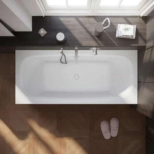 Ванна из искусственного камня Duravit Aurena 180х80 700550000000000 цвет Белый матовый