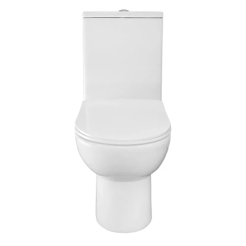 Унитаз-компакт Azario Ambra AZ-848G цвет Белый с бачком и сиденьем Микролифт