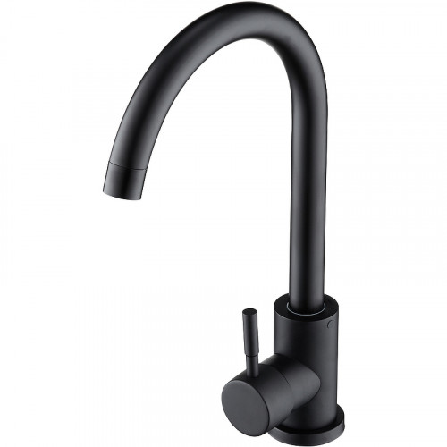 Смеситель для кухни Orange Steel M99-009b Черный матовый