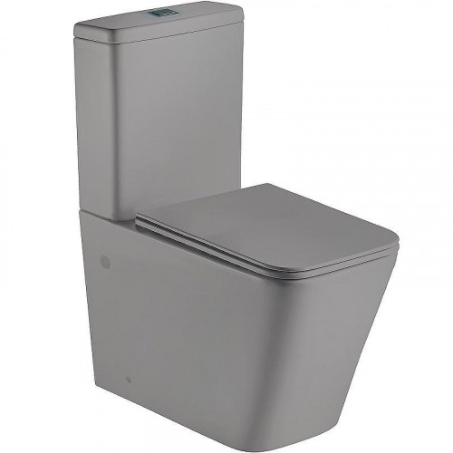 Унитаз компакт WeltWasser Gelbach 011 ST MT-GR 10000012209 цвет Серый матовый с бачком и сиденьем микролифт