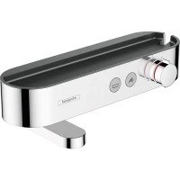 Смеситель для ванны Hansgrohe ShowerTabletSelect 400 24340000 с термостатом Хром латунь на стену