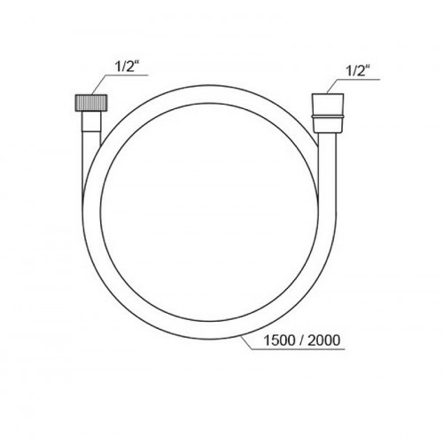Душевой шланг Ravak SatinFlex 913.00 X07P176 Хром