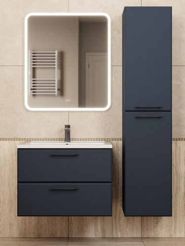 Тумба под раковину Uperwood Foster New 70 TFosterNEW70b подвесная цвет Черный матовый