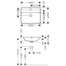 Раковина встраиваемая сверху Hansgrohe Xuniva Q 55 60162450 цвет Белый