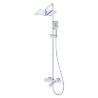 Душевая система Oliveeka D OL-739901-CR с термостатом цвет Хром